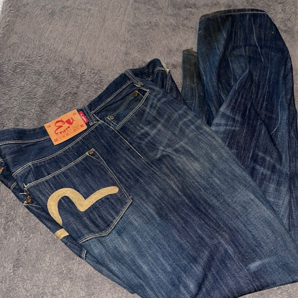 Evisu   Seagull pocket jeans